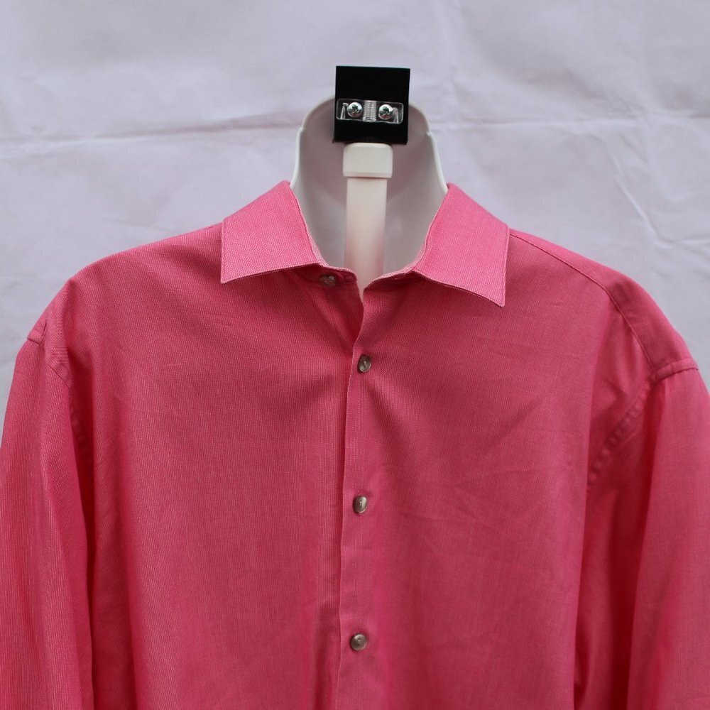 Calvin Klein Slim Fit Men’s Button Up Long Sleeve Shirt Size Medium 16-16 1/2